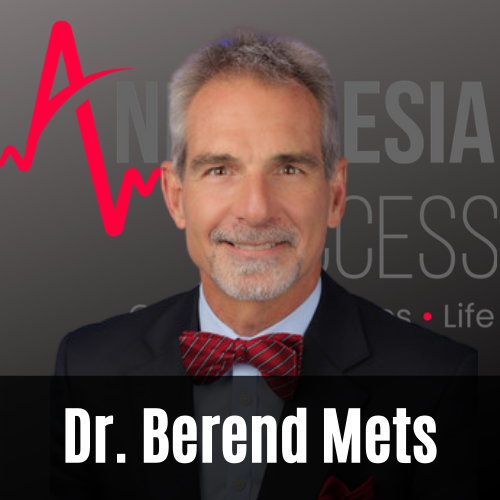 Episode 41: Collaborating Across Borders To Tackle The Global Anesthesia Access Crisis w. Dr. Berend Mets